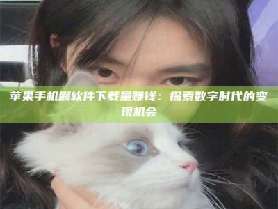 云梦苹果手机刷软件下载量赚钱：探索数字时代的变现机会